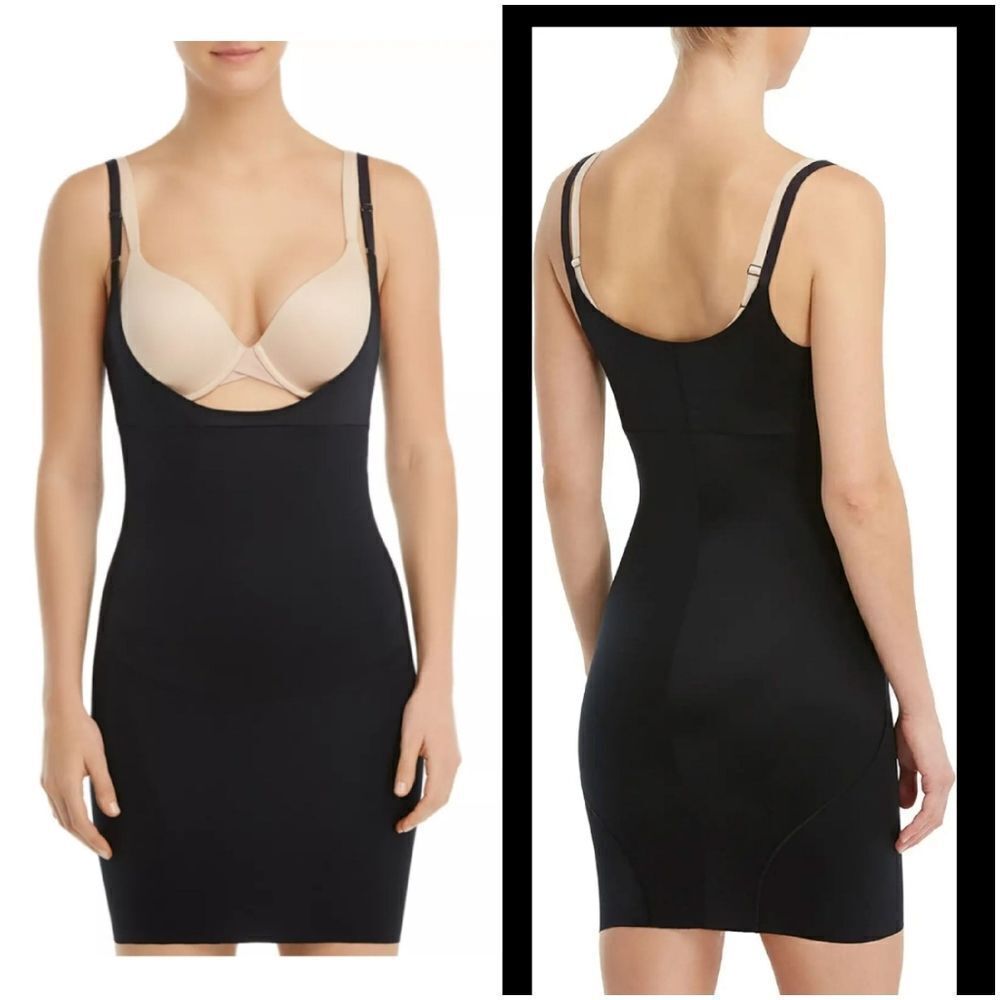 SPANX | *NEW* SmartGrip Open-Bust Full Slip - [XS, Very Black]